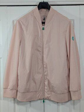 Save the Duck Pink Light Bomber zipped Jacket